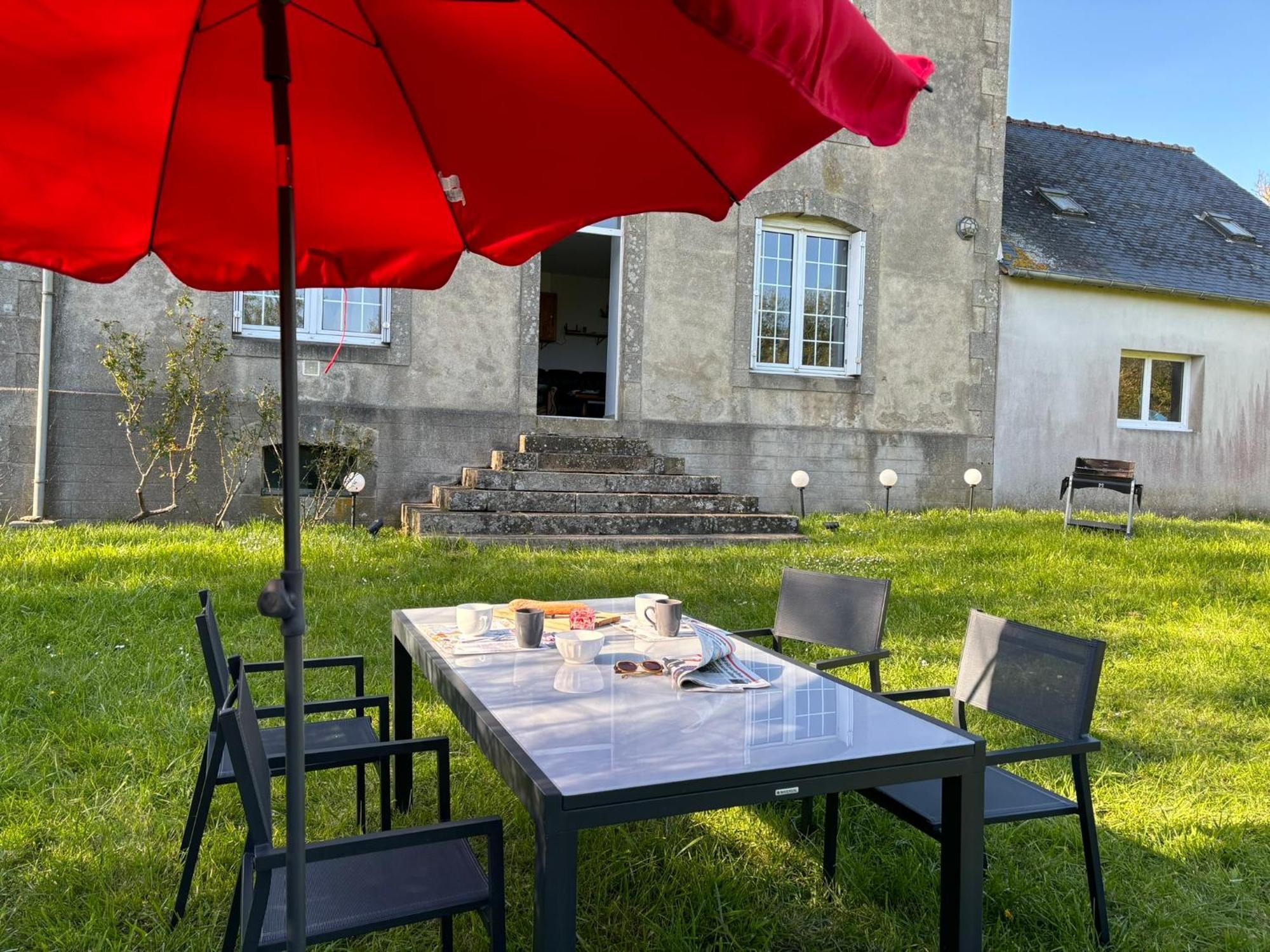 Jolie Maison De Campagne A 2Km De La Mer Plomodiern Exterior foto